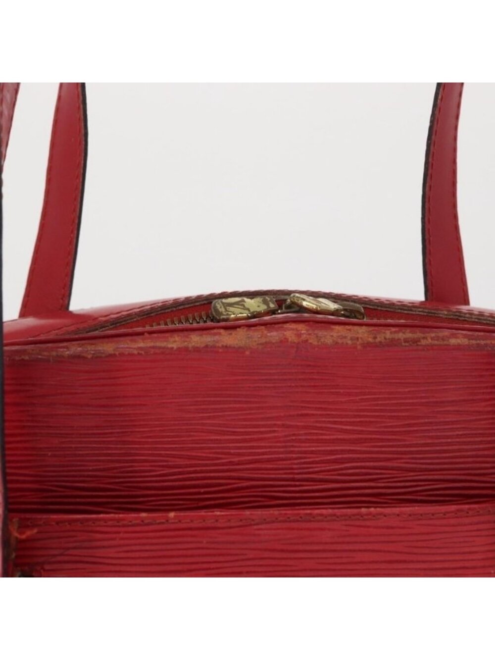 Authentic LOUIS VUITTON Epi Vortail Shoulder Bag Red M52437 LV - Picture 10 of 16